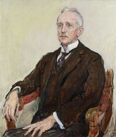 Gustav Pauli (1866-1938) 1924 by Max Slevogt